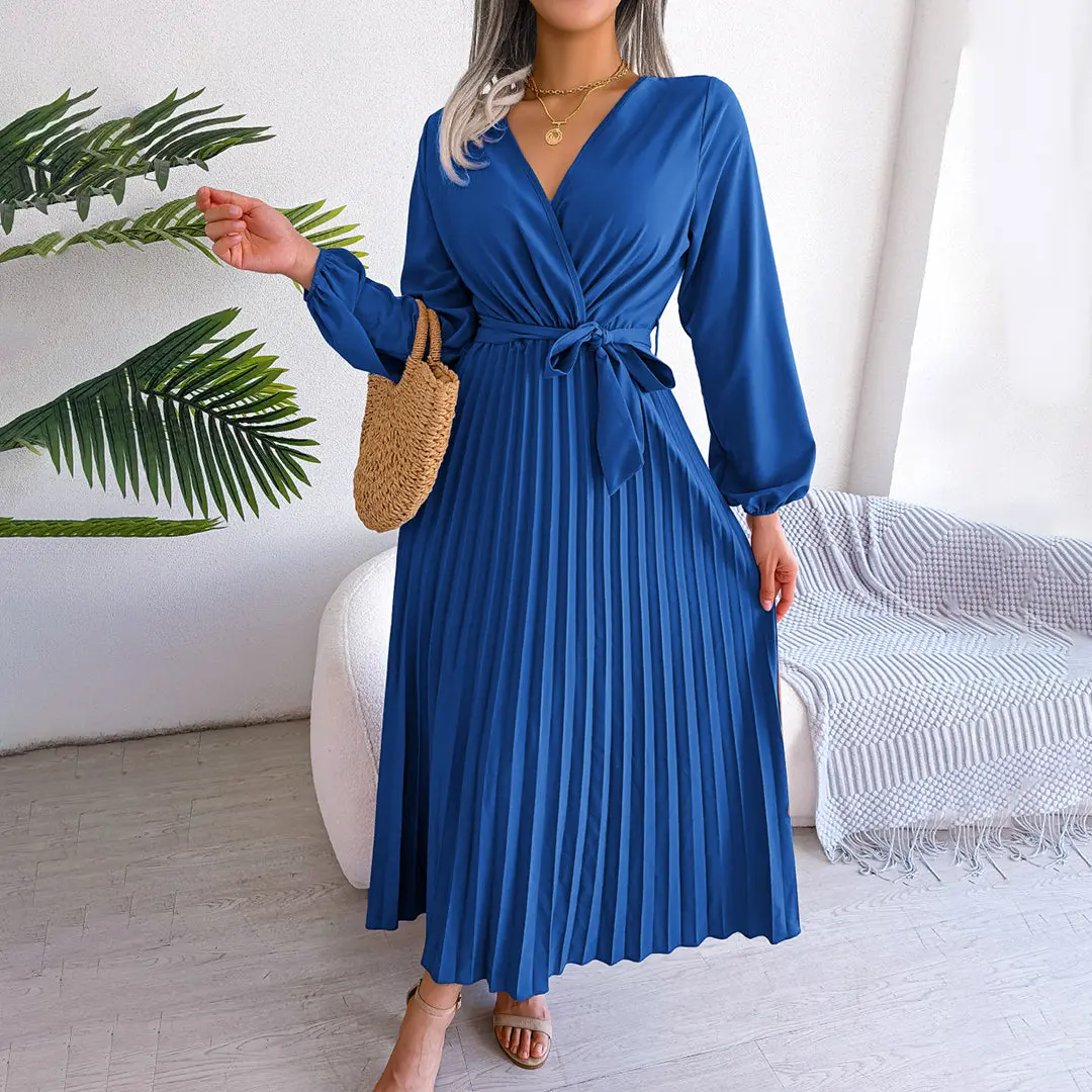 GlamTwist - Stilren Plissert Kjole For Uforglemmelige Anledninger - Image 8