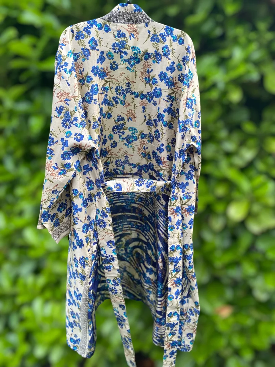 Vintage silke kimono - (Kun én av hver modell). - Image 2