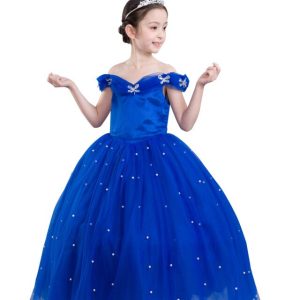 Prinsessekjole, kongeblå