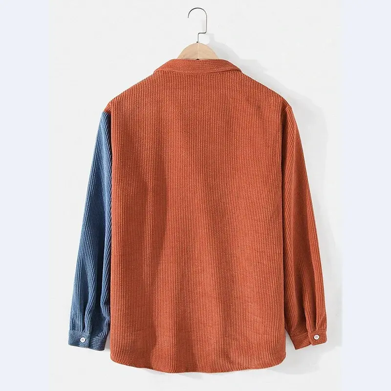 ChicVelvet - Elegant Kordfløyelsskjorte med Lange Ermer - Image 3