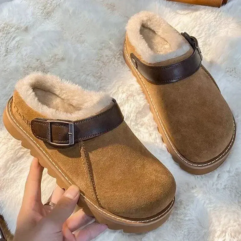 CozyStep - Komfortable Varme Tresko til Dame for Kaldt Vær - Image 3