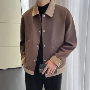 StylePeak - Herrejakke med Krage for Moderne Menn