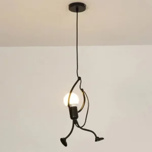 BrightKiddo - Pendellampe med Dukkeformet Design for Barnerom