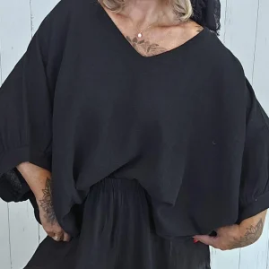 Tara topp svart