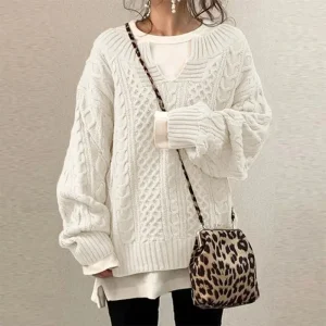 CozyStyle - Elegant Strikkegenser for En Komfortabel Look