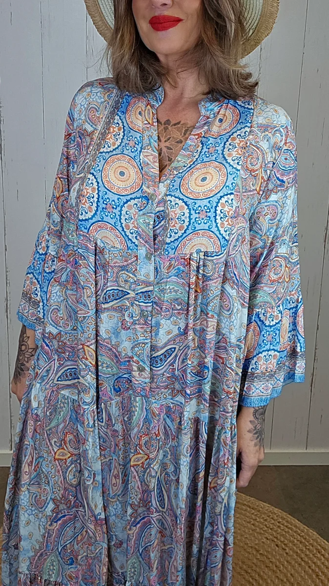 Bella kjole blå - Image 5