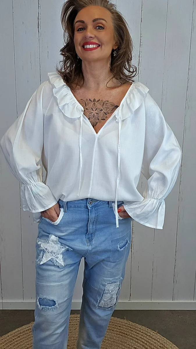 Vera bluse hvit - Image 5