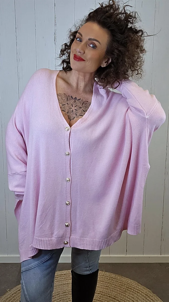 Enya cardigan lys rosa - Image 2