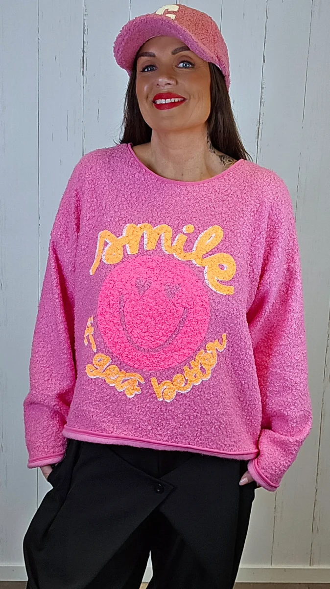 Smile genser rosa - Image 2