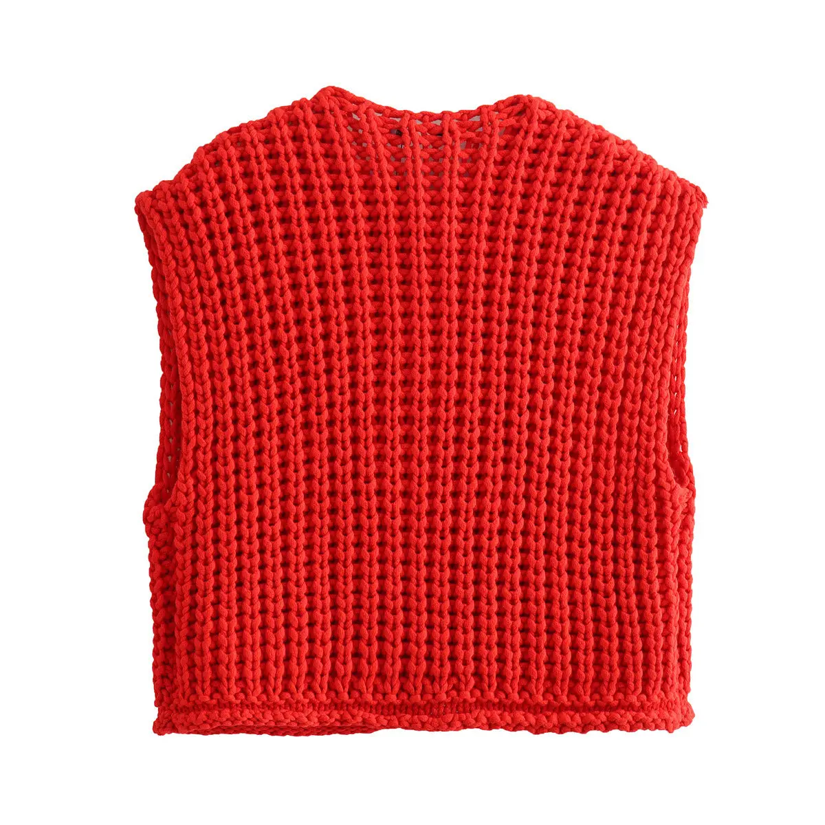 CozyStyle - Trendy Kort Strikket Cardigan for Hverdagsbruk - Image 3
