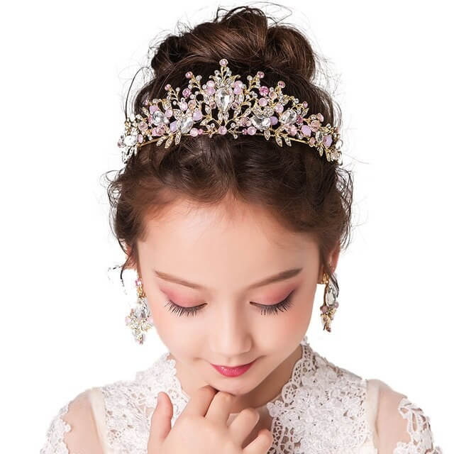 Prinsessekrone for barn prinsessekjole - Image 2