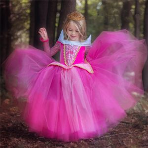 Prinsessekjole for barn, utkledning