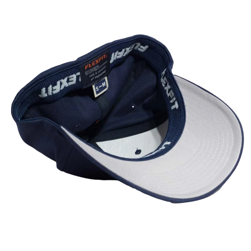 Flexfit – Wooly Combed – Marineblå Caps - Image 5