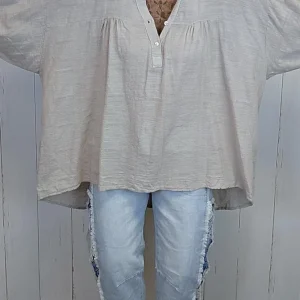 Rikke bluse beige