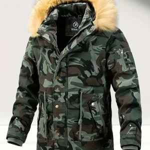 OutdoorPro - Robust Kamuflasje Vinterjakke for Eventyr