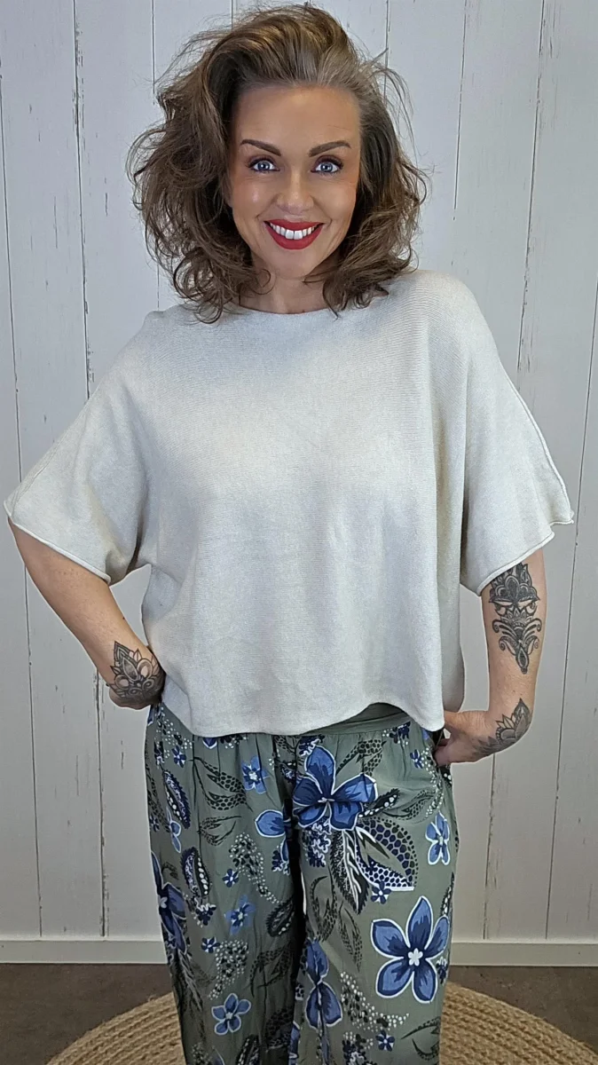 Luna genser topp beige - Image 3