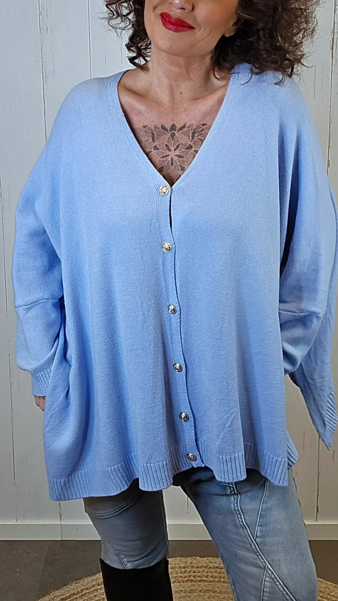 Enya cardigan lys blå - Image 3