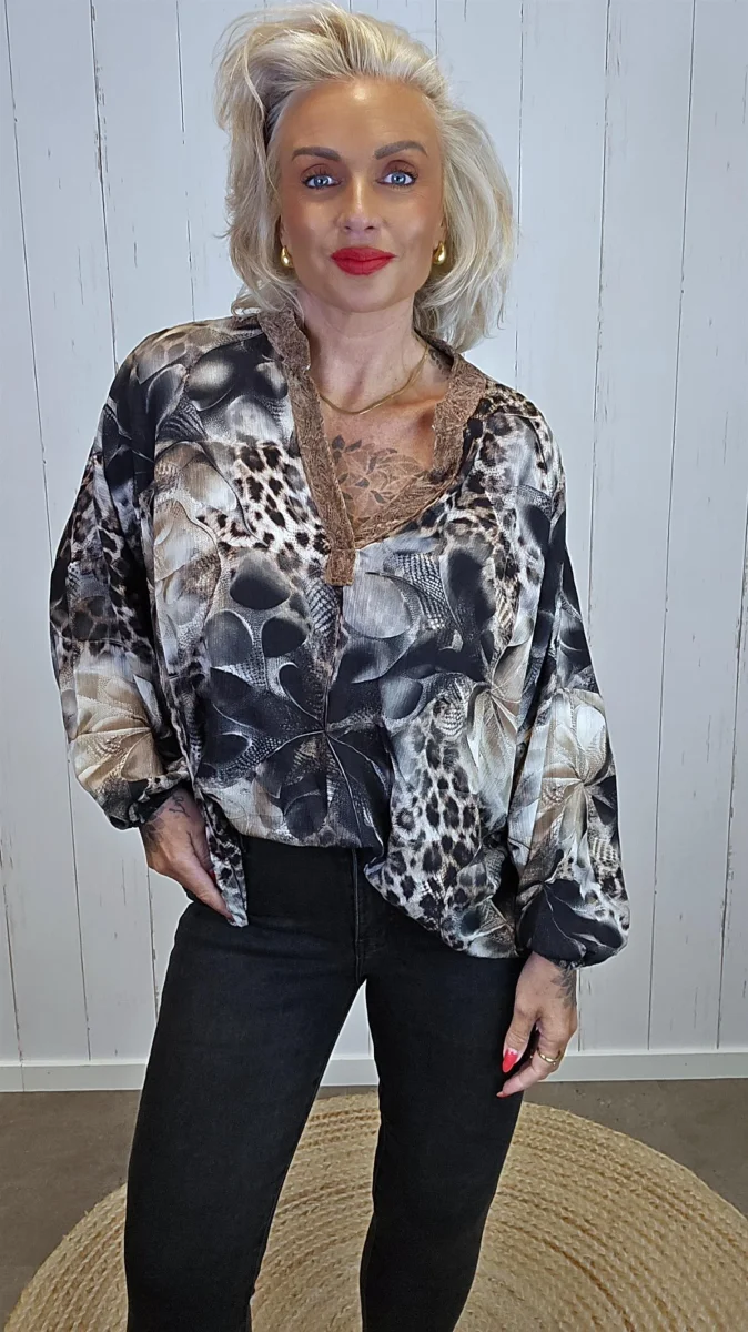 Katty bluse med print - Image 2