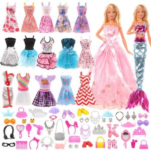 Jentespill barbie prinsesse sminke og dress up