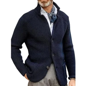 FashionNova - Strikket Casual Blazer for Menn med Stil