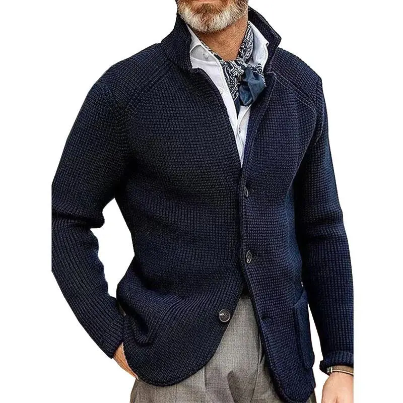 FashionNova - Strikket Casual Blazer for Menn med Stil - Image 2