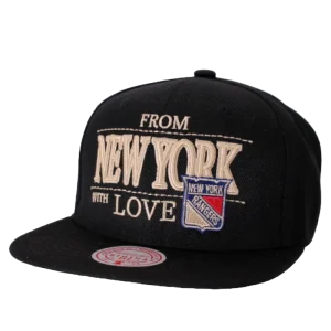 Mitchell & Ness – NHL With Love – NY Rangers – Svart snapback caps