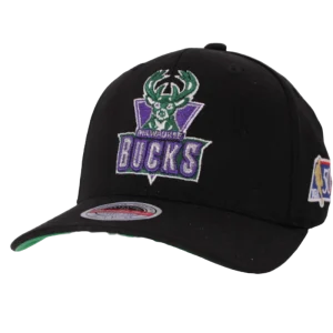Mitchell & Ness – Milwaukee Bucks 50th Anniversary – Svart Caps
