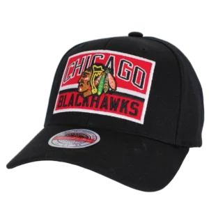 Mitchell & Ness – Horizon Patch – Chicago Blackhawks – Svart caps