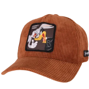Capslab – Looney Tunes Bugs & Daffy  – Brun Cord Caps