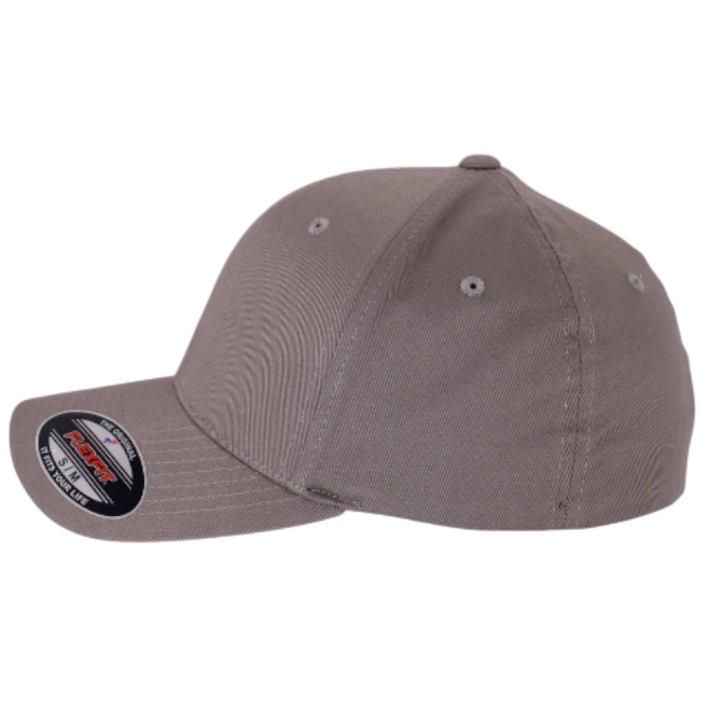 Flexfit – Wooly Combed – Grå caps - Image 3