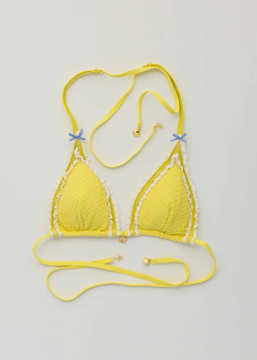 Nalu Yellow Bikini Topp - Image 3