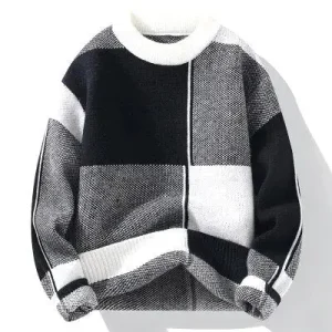 CozyKnits - Varm Strikket Genser for Kalle Dager