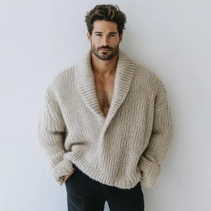 CozyStyle - Oversize-Genser for Menn med Komfortabel Passform