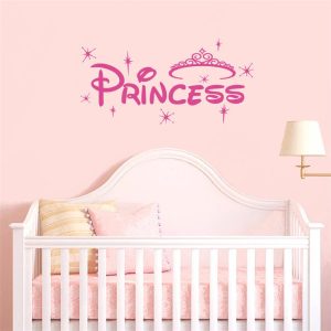 Klistremerker til prinsesse-sengegavler