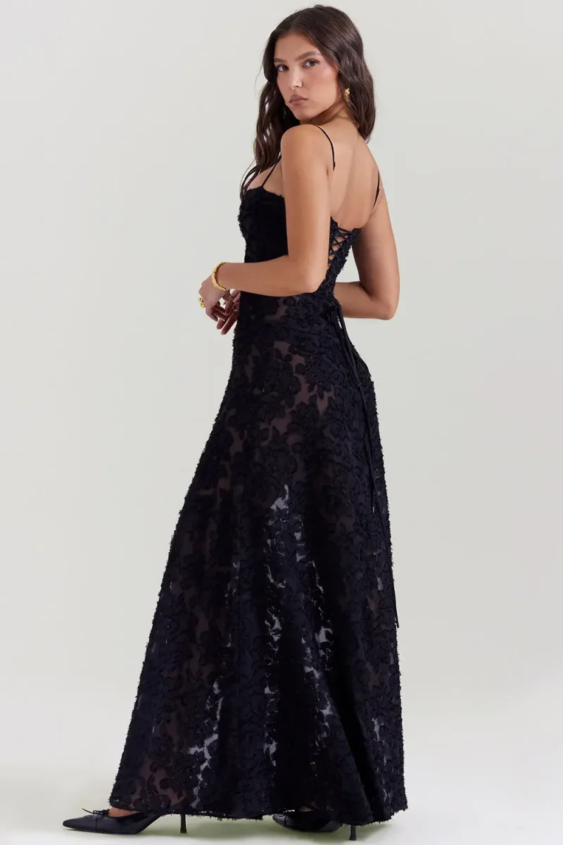 LuxeFlow - Elegant Chic Maxi Kjole for Kvinner - Image 5