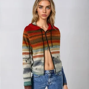 Sierra Haven – Koselig Bohemsk-Inspirert Fleece Hettegenser