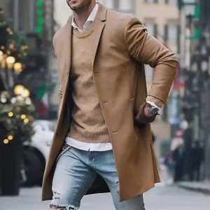 Urban Prestige – Herrefrakk med Notch Revers i Mellomlang Lengde