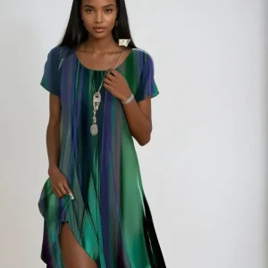 TrendLuxe - Boho Maxikjole for Unik Stil og Komfort